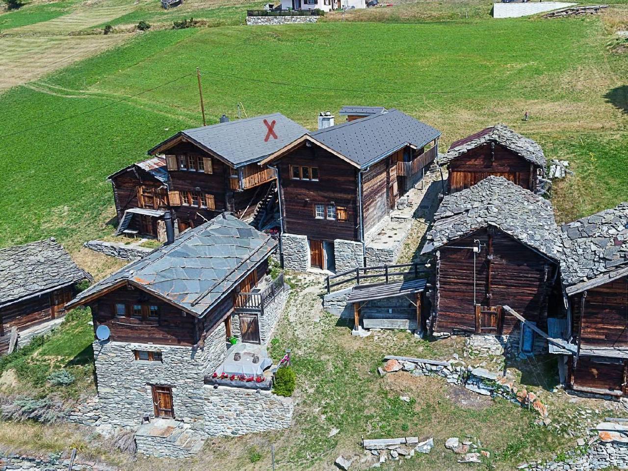 Chalet 1679 in Törbel, Walliser Alpen