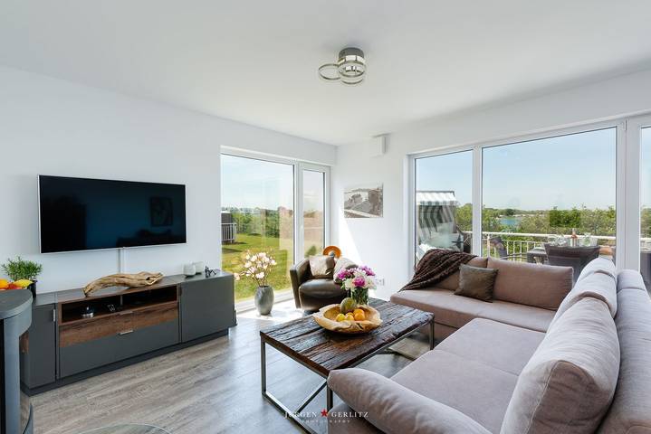 Ferienhaus mit Meerblick für 6 Personen, mit Garten und Ausblick sowie Sauna in Schlei - 3