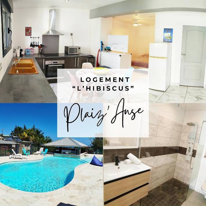 Appartement de vacances pour 2 personnes, avec piscine et jardin