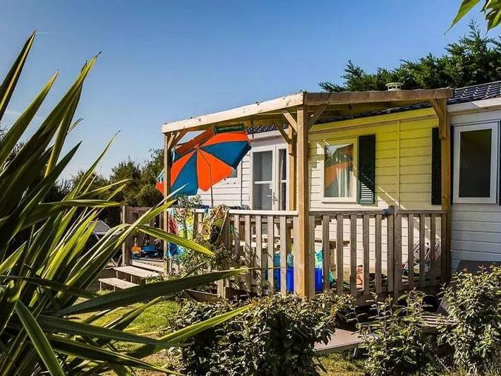 Mobil home pour 5 personnes, avec bassin pour enfant à Saint-Molf - 2