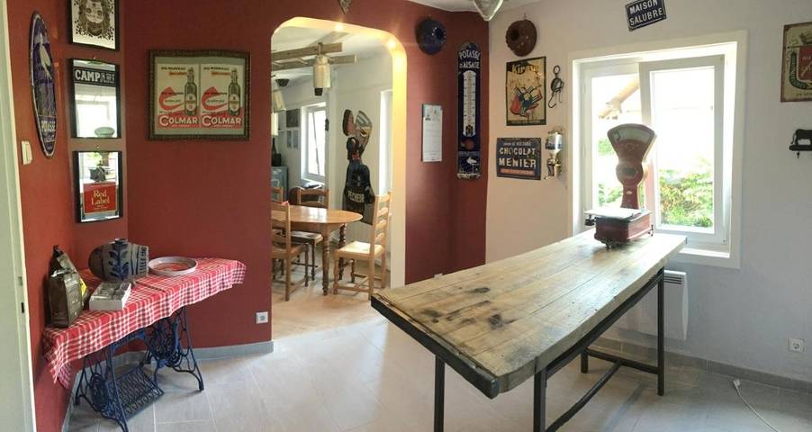 Chalet pour 8 personnes, avec vue et jardin, adapté aux familles à Colmar
