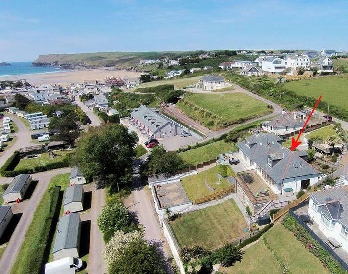Holiday rental for 7 people, with view and garden in Polzeath