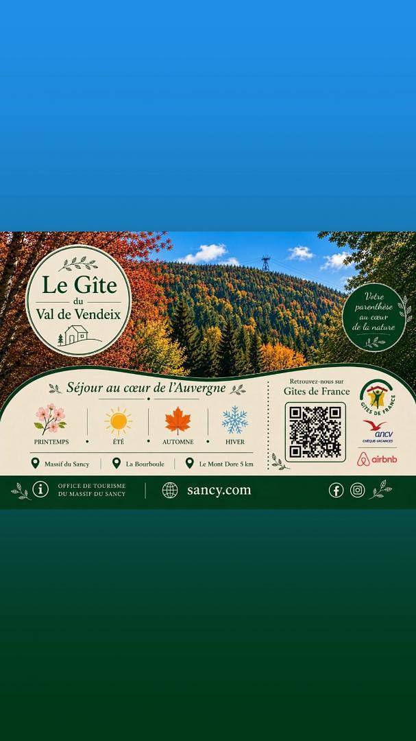 Le Val de Vendeix in La Bourboule, Parc naturel régional des Volcans d'Auvergne