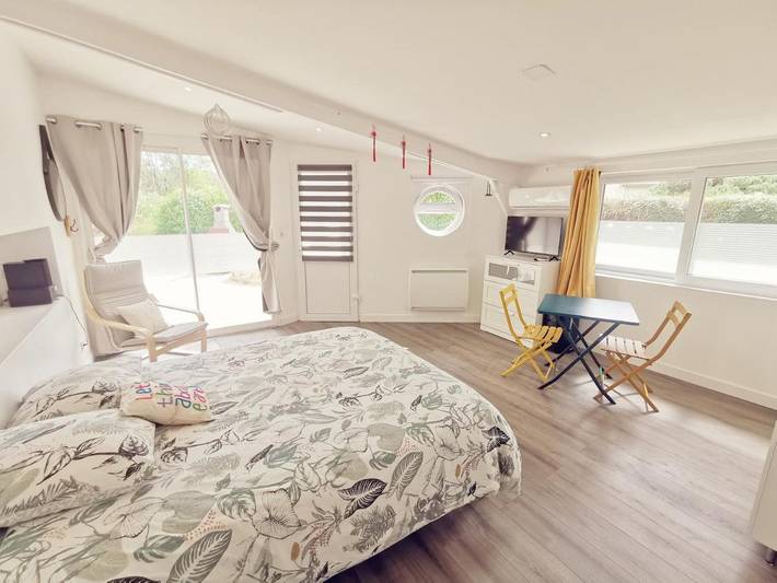 Chambre d’hôte pour 2 personnes, avec Terrasse ainsi que Jardin et Vue