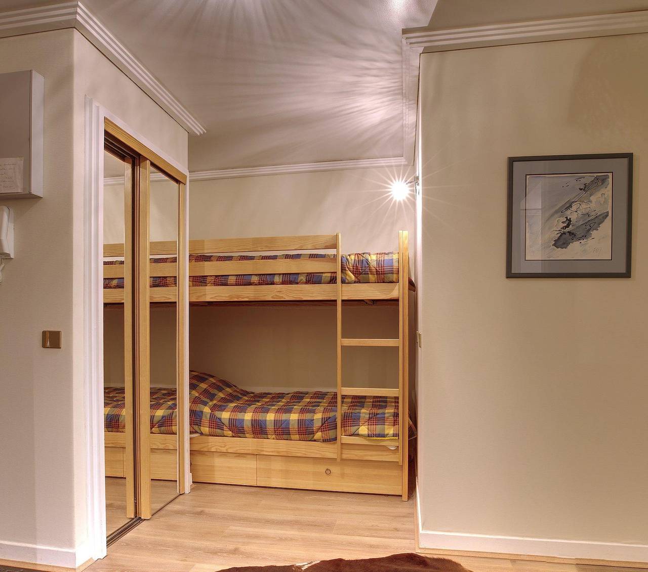 Geheel appartement, Résidence Trois Vallées - Appartement 2 kamers 4 personen (11) in Courchevel 1850, Saint-Bon-Tarentaise