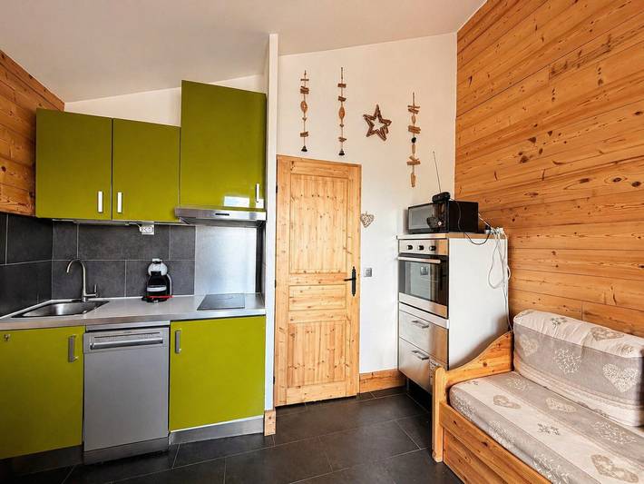 Estudio entero, Apartamento con vista a la montaña - 4 pers. in Les Menuires, Saint-Martin-de-Belleville