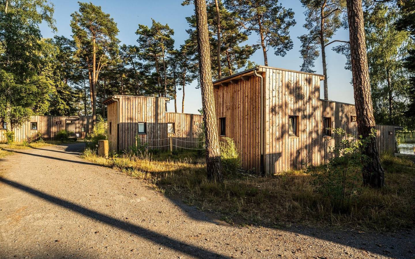 Ferienhaus mit 4 Einzelbetten, privater Terrasse und Wlan in Tauscha, Oberlausitz