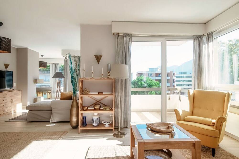 Ganze Wohnung, Große Wohnung mit Terrasse im Paradiso (Terrazza Paradiso) in Paradiso, Luganersee