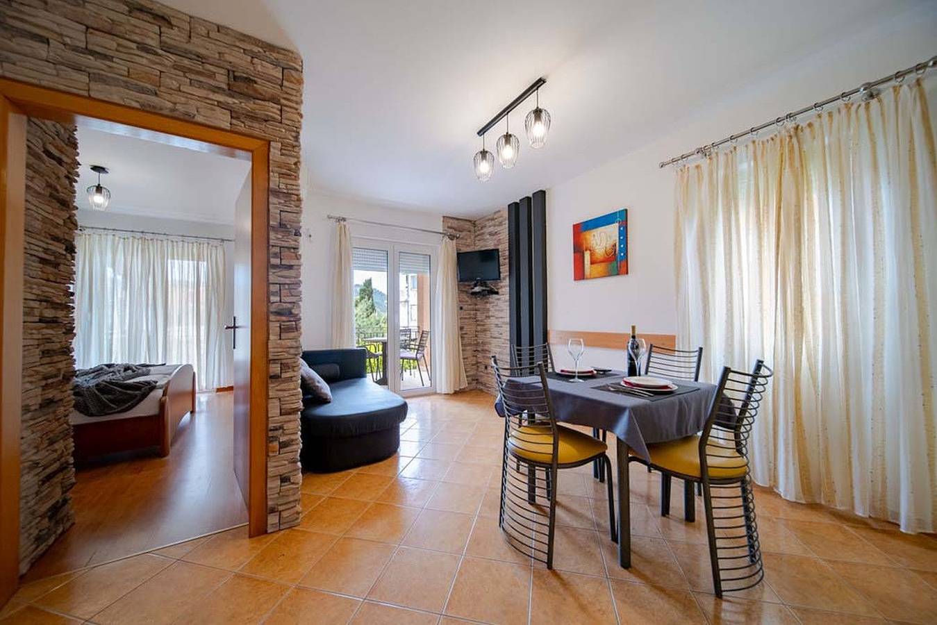 Ganze Wohnung, Ferienwohnung in Lopar mit Balkon, Klimaanlage, W-Lan (4738-3) in Lopar, Rab