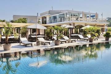 Ferienwohnung für 6 Personen, mit Pool und Meerblick sowie Balkon/Terrasse, mit Haustier in der Toskana