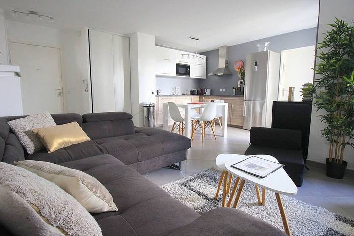 Appartement de vacances pour 4 personnes, avec balcon et jardin