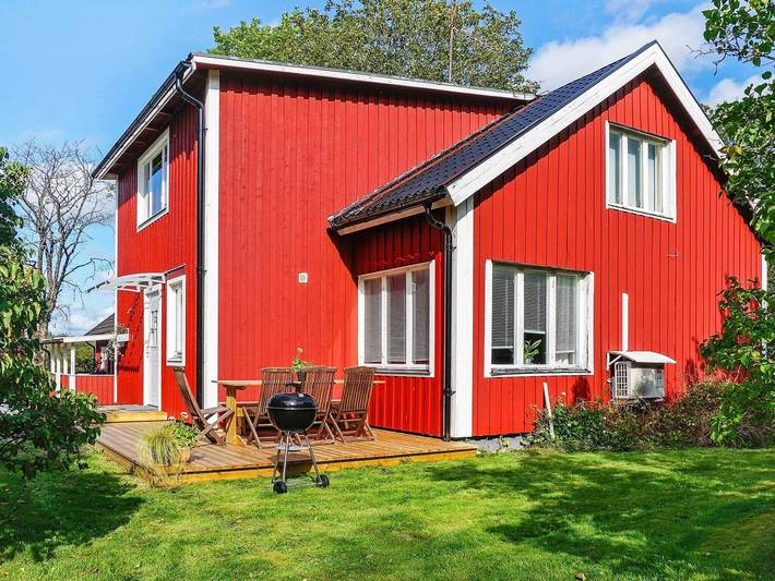 Feriehus for 6 personer, med Terrasse i Syd-Sverige