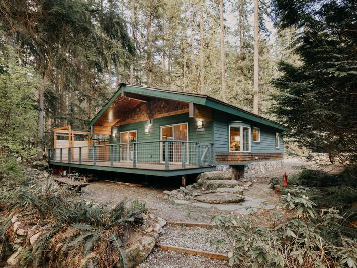 Diese Hütte im Ranch-Stil ist perfekt für die Fa in Mount Baker-Snoqualmie Nationalwald