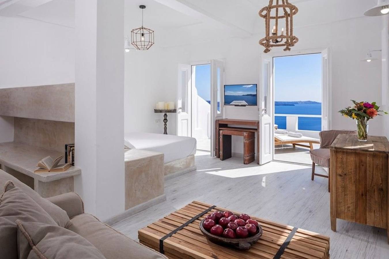 Luxury Santorini Villa | Pure Bliss Villa | Outdoor Plunge Pool | Sea & Caldera View | 1 Bedroom | Oia in Oia, Santorini