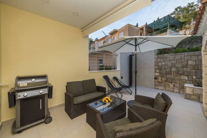 Ganze Wohnung, Ferienwohnung für 6 Personen mit Meerblick in Rogotin, Dubrovnik-Neretva