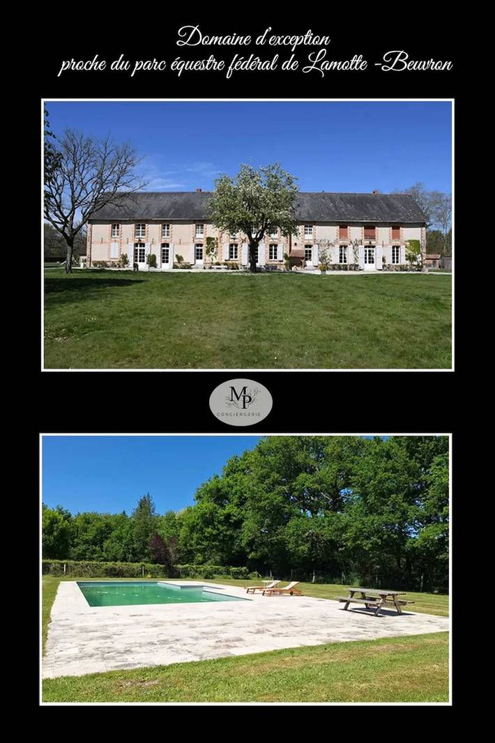 Villa pour 14 personnes, avec piscine dans le Cher