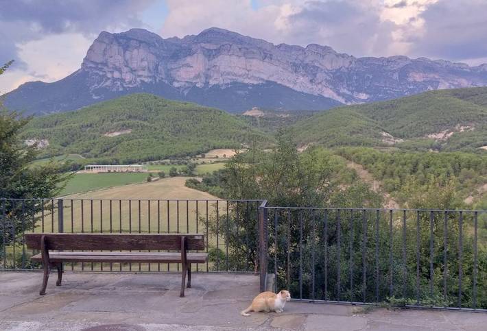 Casa rural para 8 personas, con terraza y vistas, Se admiten mascotas en Sobrarbe - 4