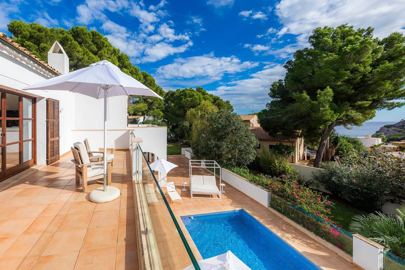 Villa 'Font de Sa Cala' with Sea View, Wi-Fi and Air Conditioning in Cala Provençal, Capdepera