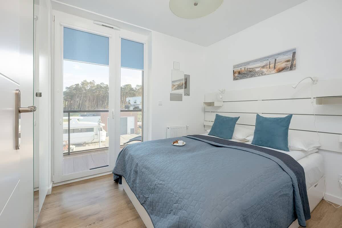 Ganze Wohnung, Ferienwohnung für 4 Personen mit Balkon/Terrasse in Mrzeżyno, Powiat gryficki