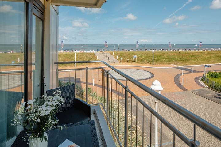 Ferienwohnung mit Meerblick für 2 Personen, mit Balkon in Norderney, Landkreis Aurich