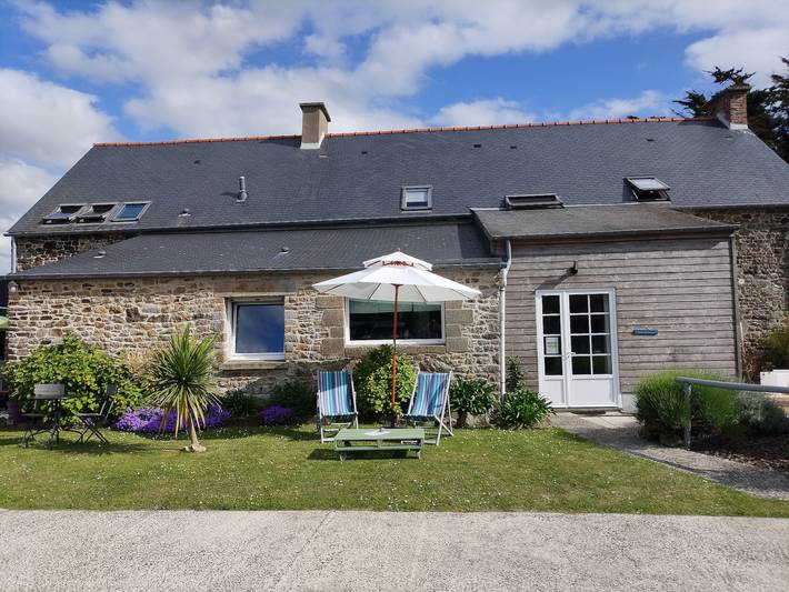 Chambre d’hôte pour 2 personnes, avec jardin et jacuzzi à Cherrueix