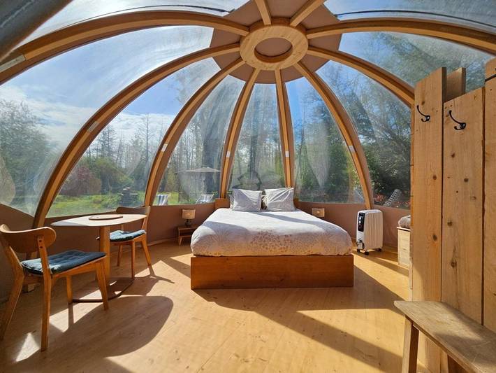 Tente pour 2 personnes, avec Terrasse ainsi que Jardin et Vue dans l' Eure
