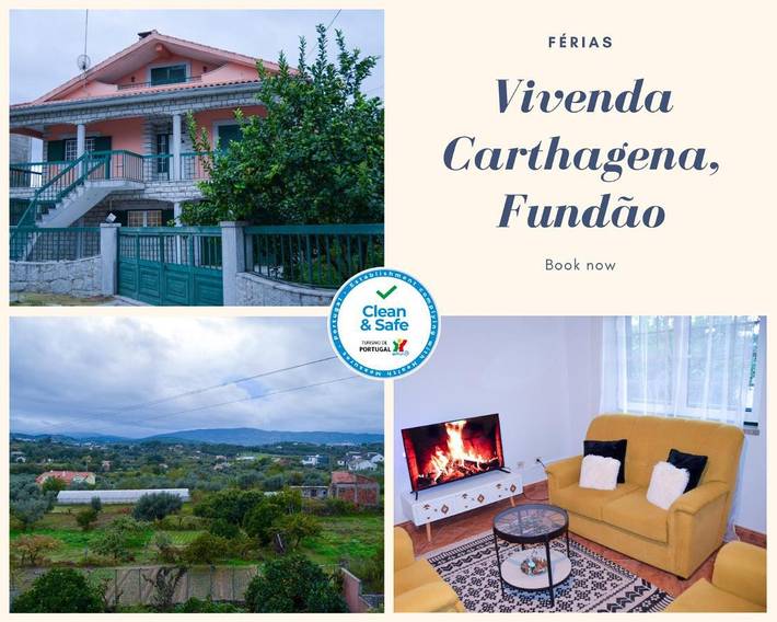 Apartamento de férias para 4 pessoas, com Varanda e Terraço e ainda Jardim and Vista em Fundão