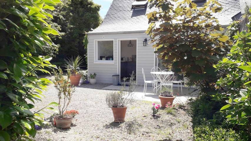 Ferienhaus für 2 Personen, mit Terrasse und Garten