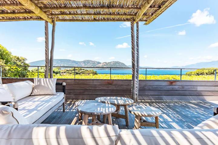 Villa pour 10 personnes, avec terrasse et vue ainsi que piscine et jardin dans Cala Rossa - 3