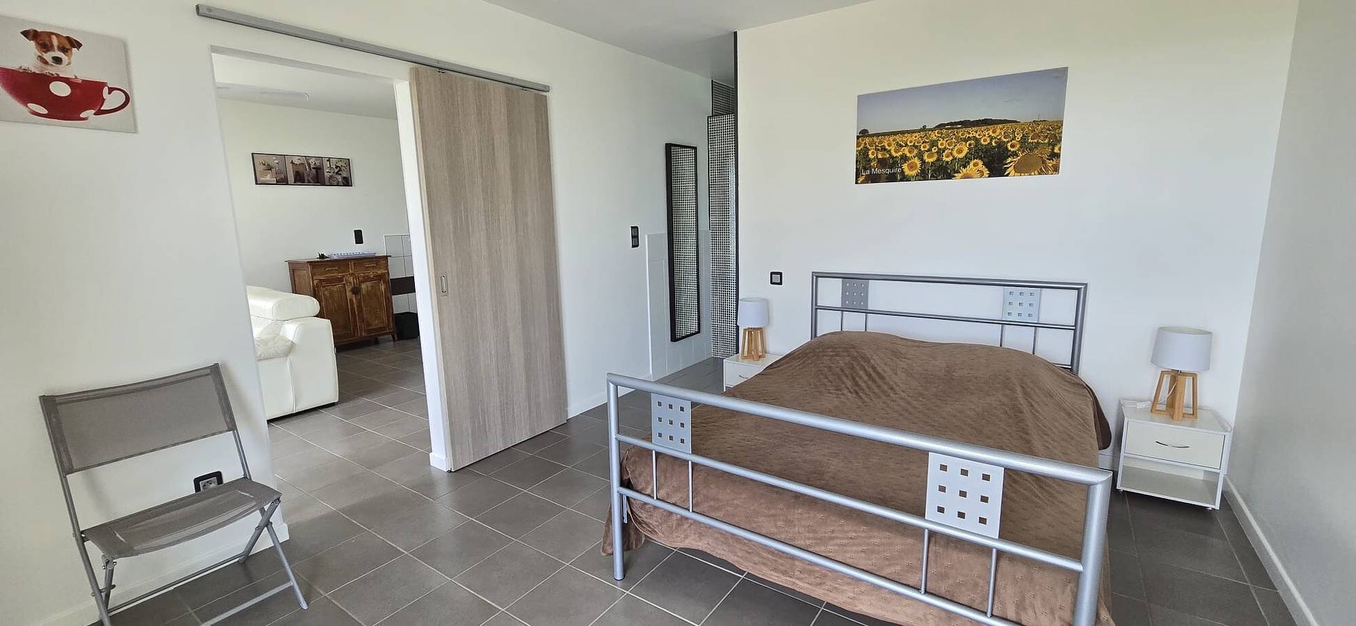 Gîte Folle Blanche en Armagnac avec piscine partagée, terrasse privée et jardin privé in Lauraët, Gers