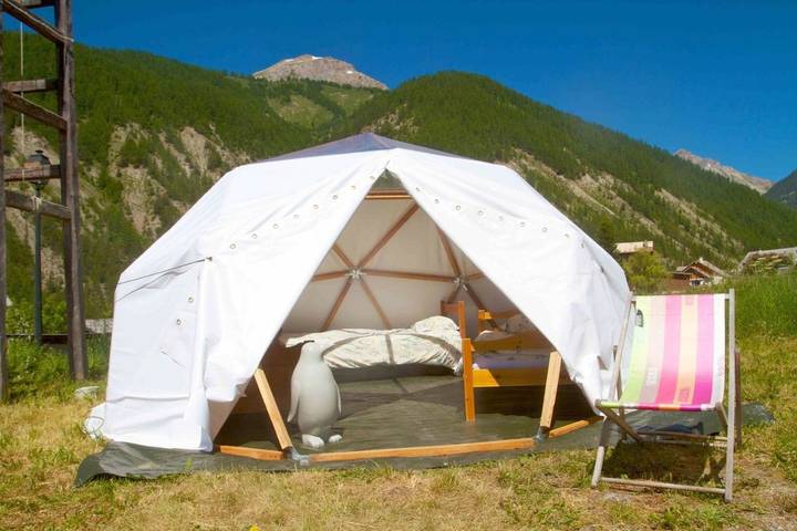 Tente pour 3 personnes, avec jardin et vue dans Hautes-Alpe - 2