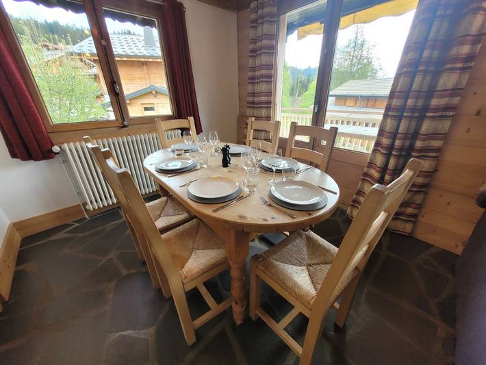 Chalet pour 8 personnes, avec balcon à Les Gets - 3