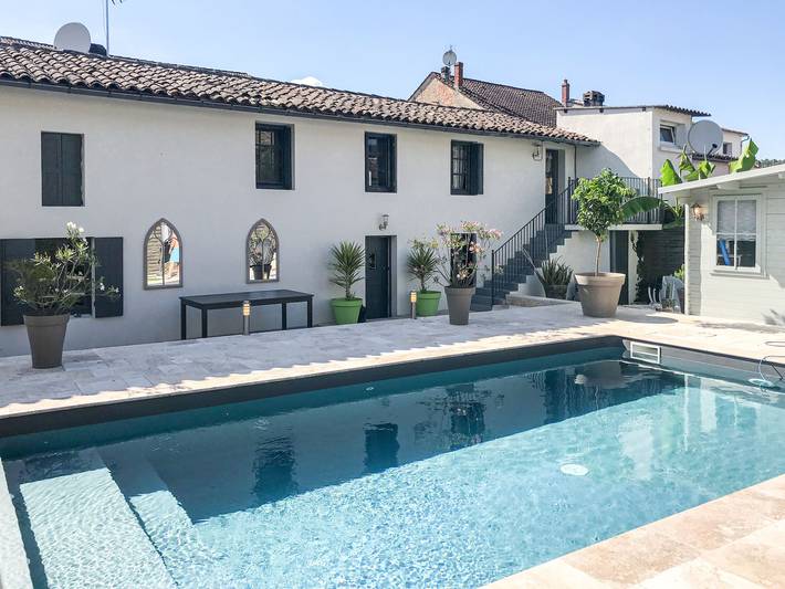 Ferienhaus für 6 Personen, mit Garten und Pool