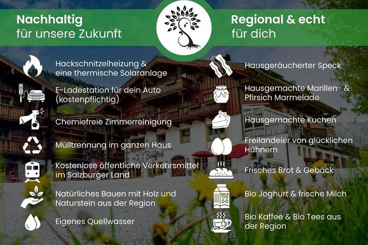 BnB für 2 Personen, mit Ausblick und Garten sowie Sauna in Saalbach - 3