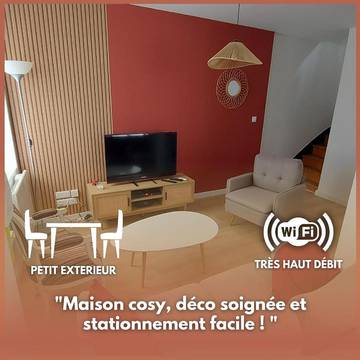 Gîte pour 4 personnes, avec terrasse à Monnaie