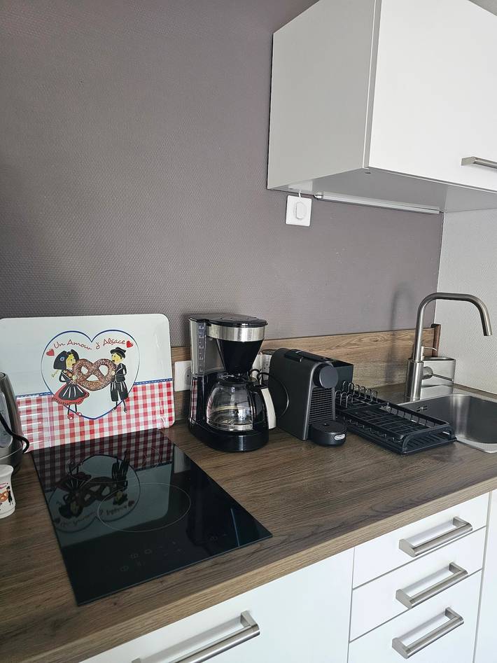 Apartamento entero, Apartamento 'Gîte Au Martin Pêcheur Côté Jardin' con terraza privada, jardín compartido y Wi-Fi in Plobsheim, Región de Estrasburgo