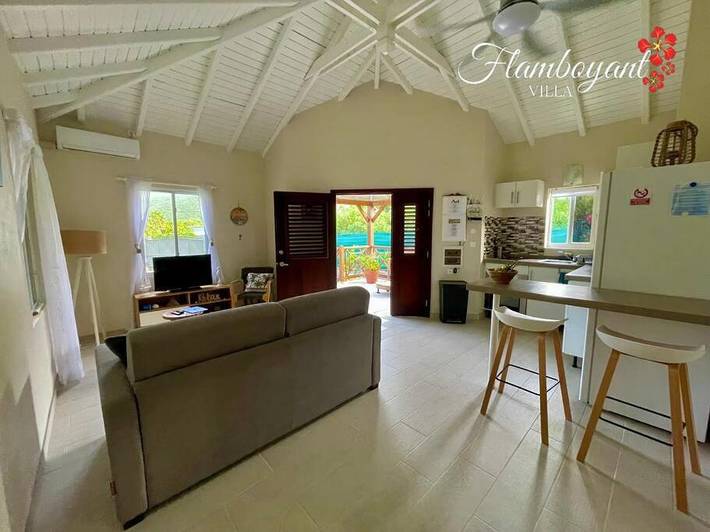 Location de vacances pour 4 personnes, avec jardin et vue dans Baie de Grand Case - 2