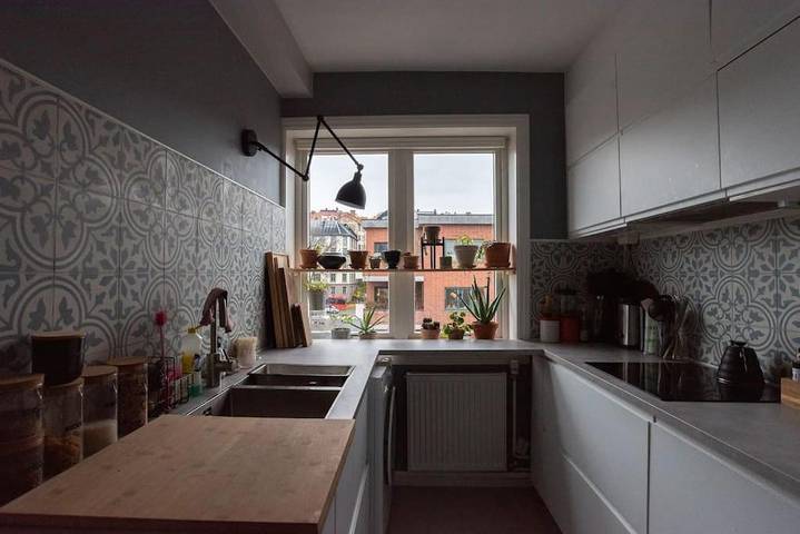 Lägenhet för 4 Personer, med trädgård och balkong i Oslo