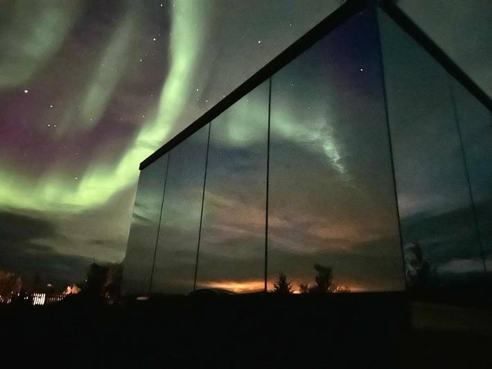 Albergue para 2 personas, con jardín además de jacuzzi y sauna en Islandia