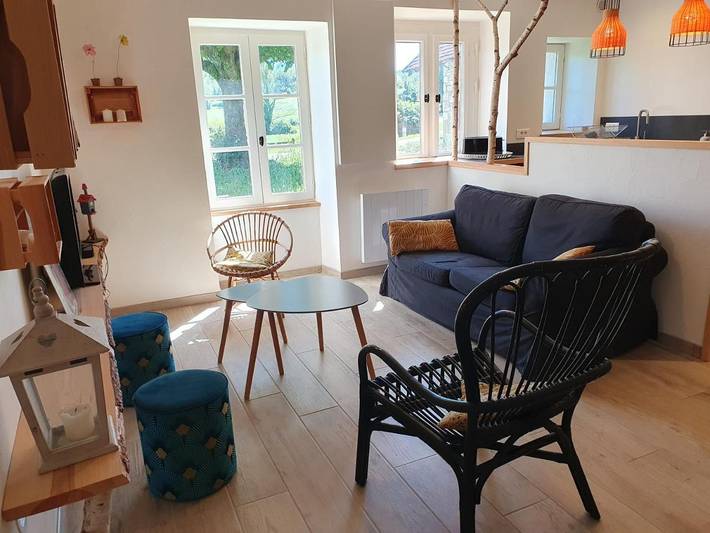 Gîte pour 5 personnes, avec jardin à Saint-Bois