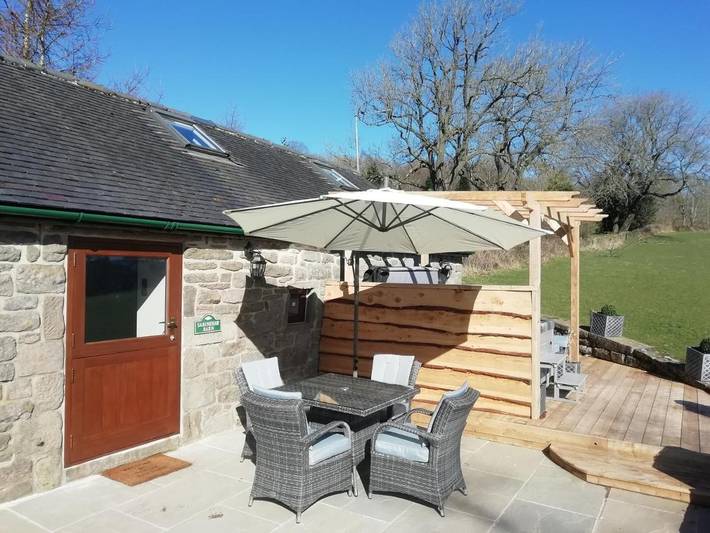 Glamping for 2 people, with Hot tub and Terrace as well as View in Derbyshire