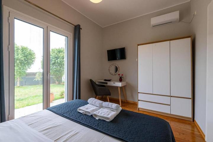 Appartement de vacances pour 5 personnes, avec jardin