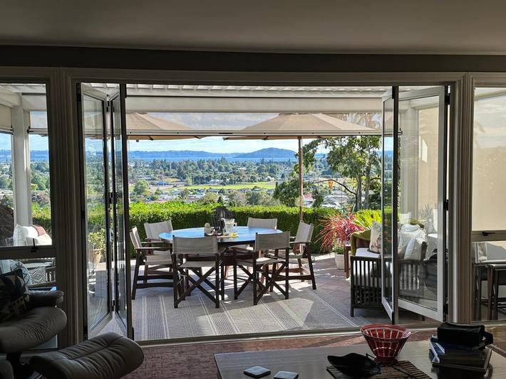 B&B für 2 Personen, mit Garten und Ausblick sowie Seeblick in Neuseeland