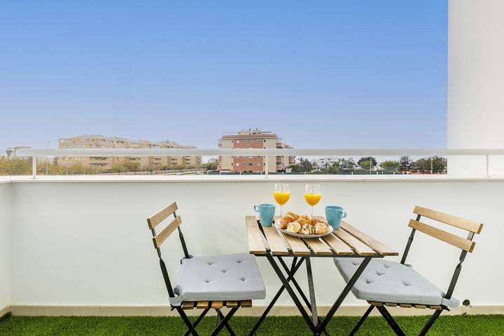 Ferienwohnung für 6 Personen, mit Balkon in Algarrobo