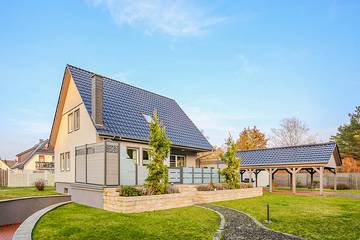 Ferienhaus für 4 Personen, mit Terrasse und Whirlpool sowie Garten in Pruchten