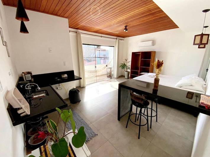 Casas e apartamentos de temporada para 2 pessoas, com balcão e vista em Itacaré