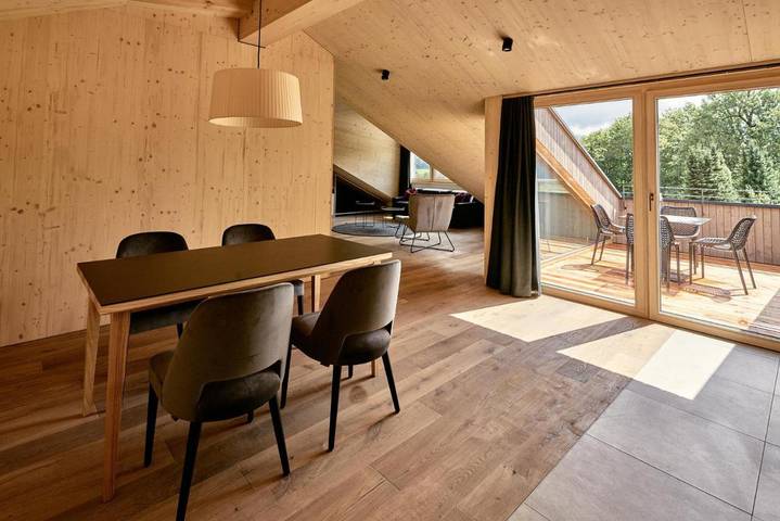 Apartmenthotel für 4 Personen, mit Balkon und Sauna sowie Ausblick, mit Haustier in Oberstaufen - 4