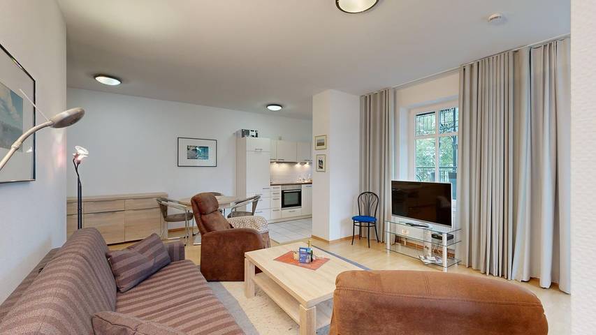 Ferienwohnung für 4 Personen, mit Balkon in Binz - 3