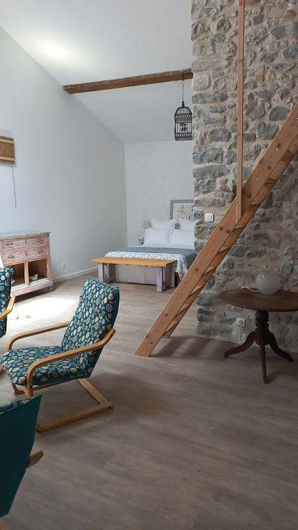 Chambre d’hôte pour 4 personnes, avec jardin