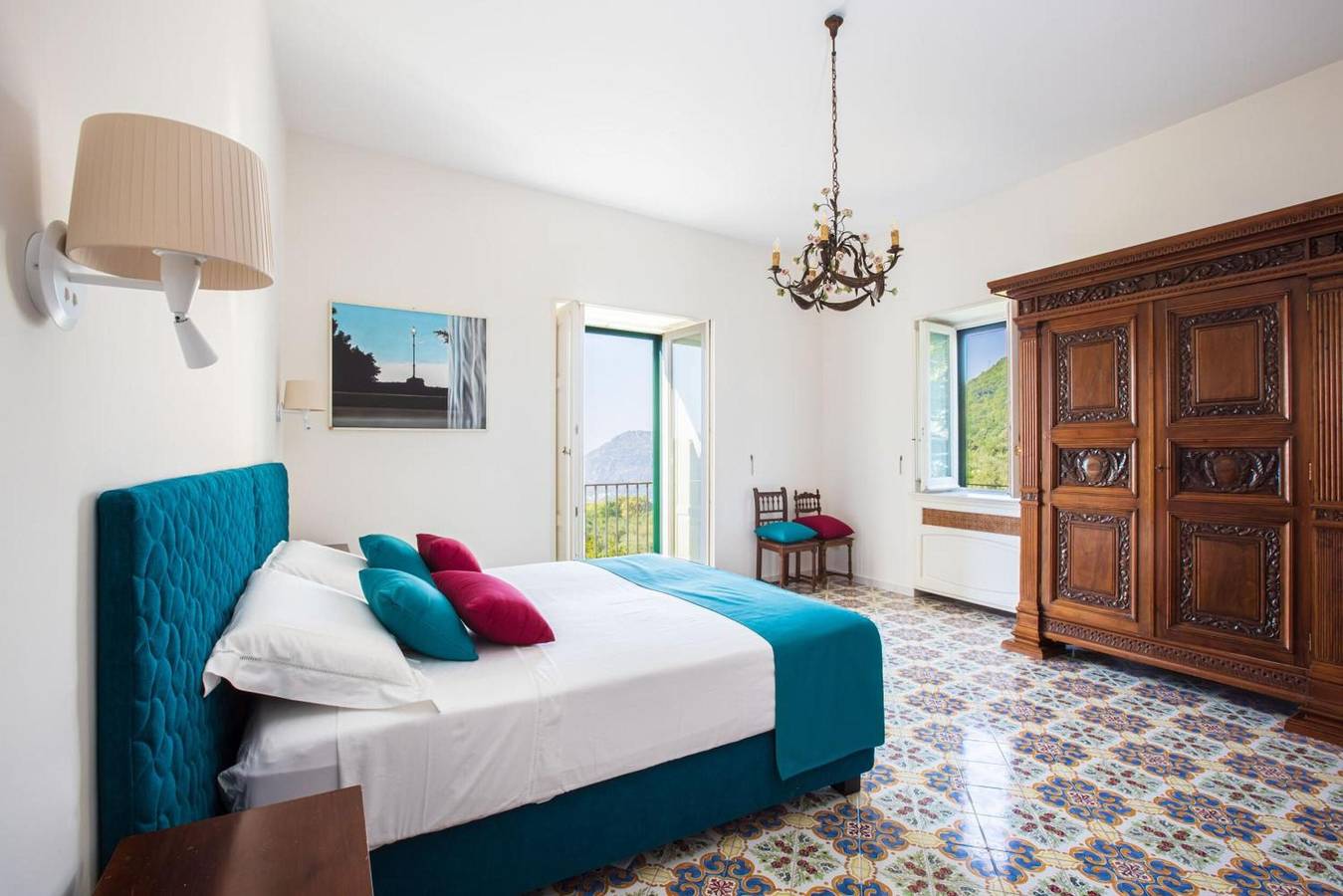 Villa 'Rosaldo' mit Meerblick, Wlan und Klimaanlage in Piano di Sorrento, Sorrento Coast